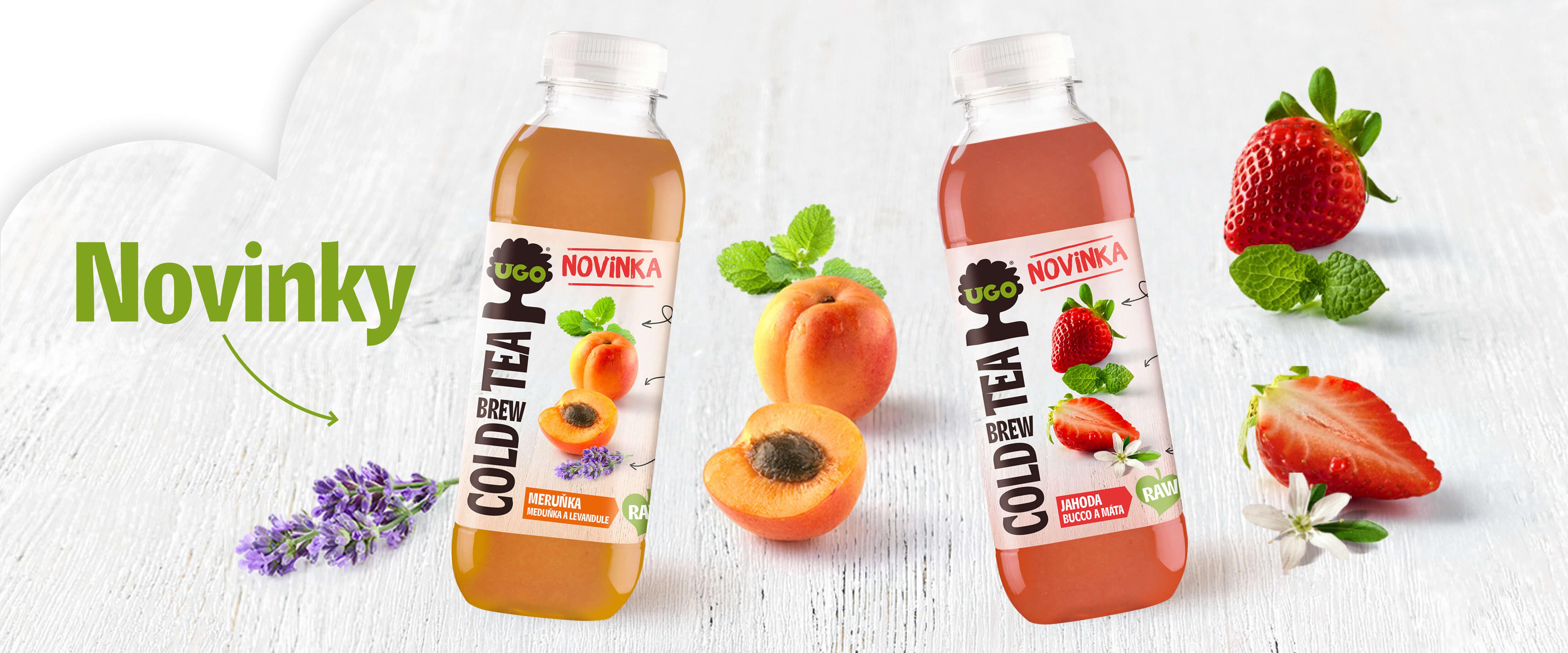 UGO Cold Brew Tea přináší osvěžení pro horké letní dny! Jen bylinky, lahodné jahody a meruňky.