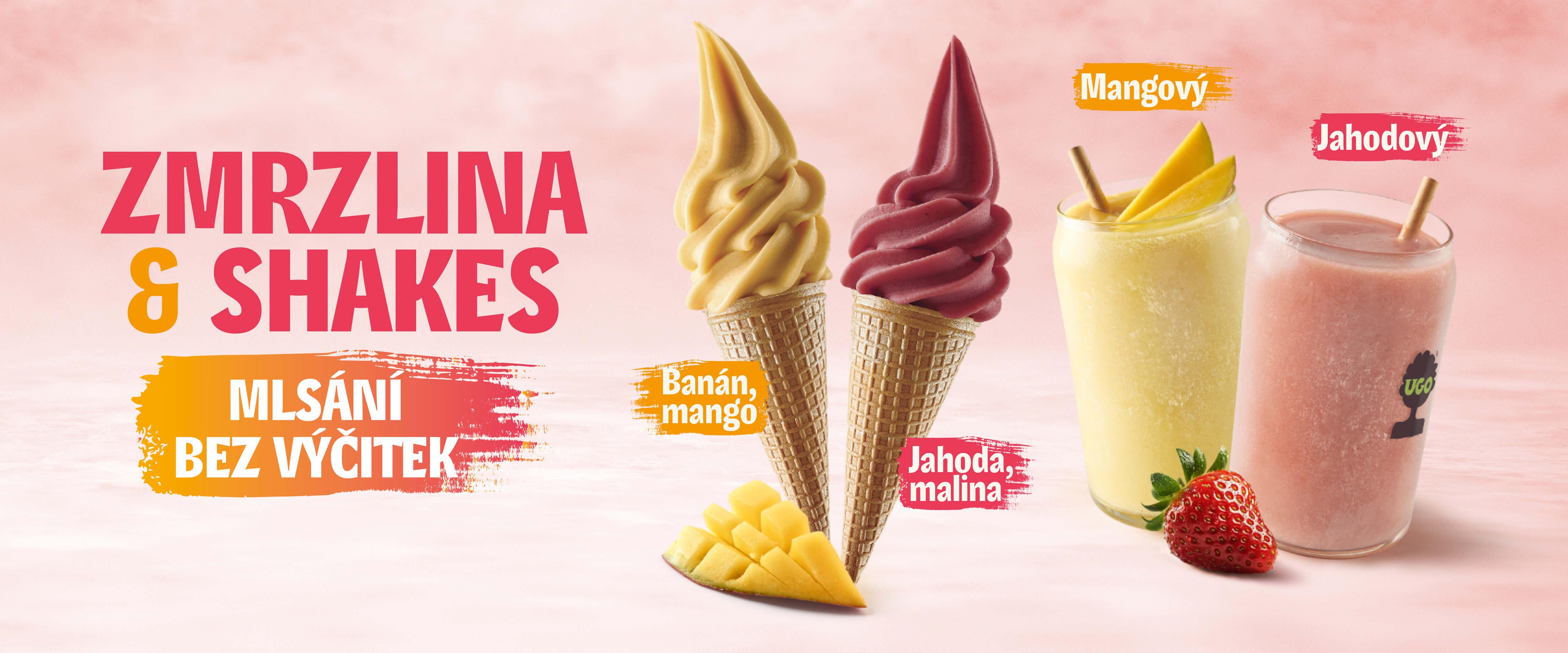 UGO zmrzlina a shake: mlsání bez výčitek